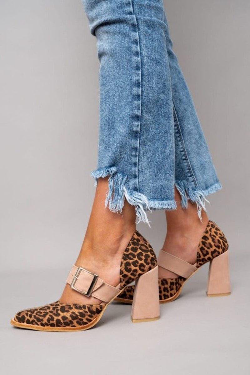 Ilana™ | Bold Leopard Print High Heels