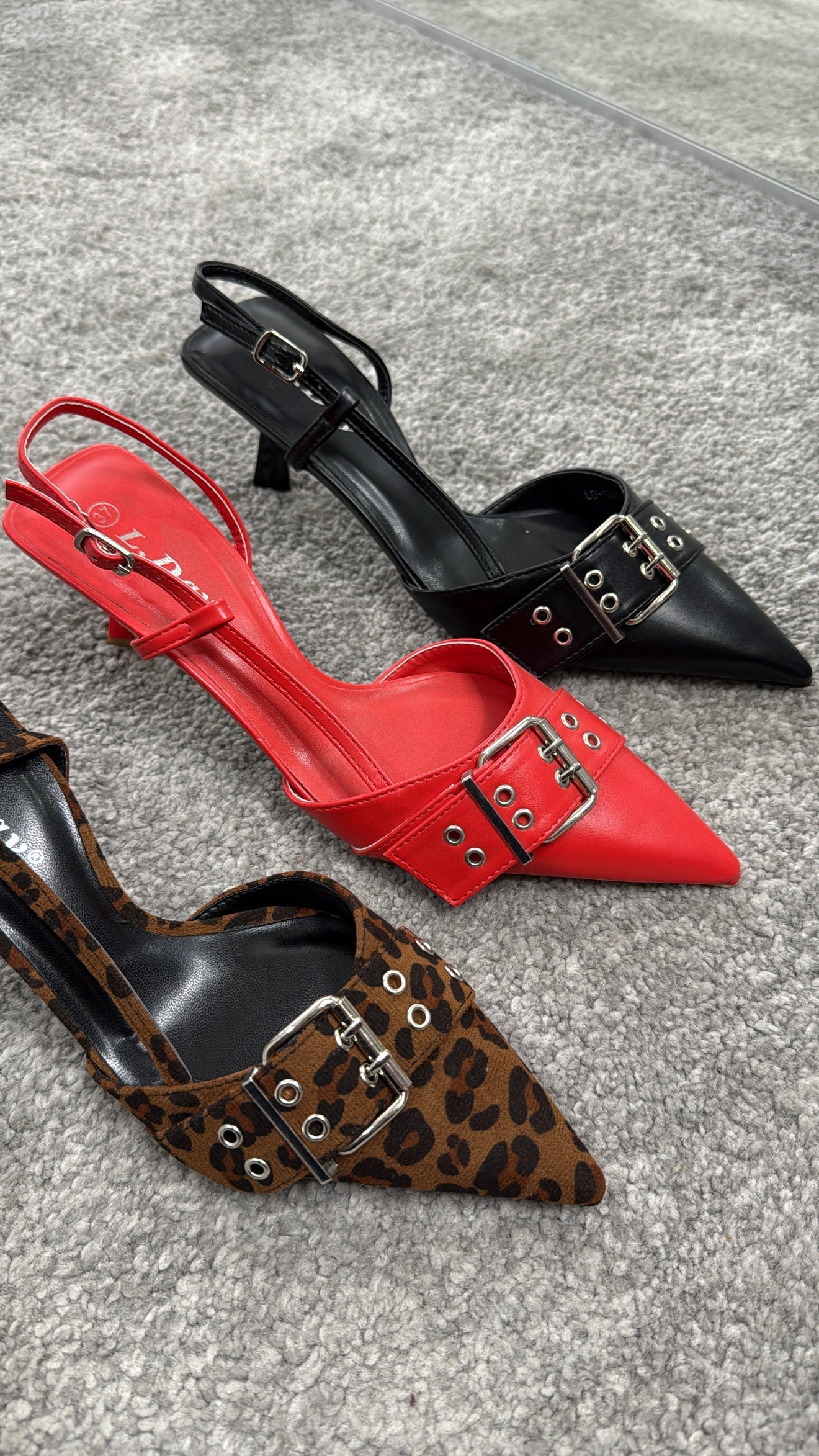 Slingback with 5cm buckle