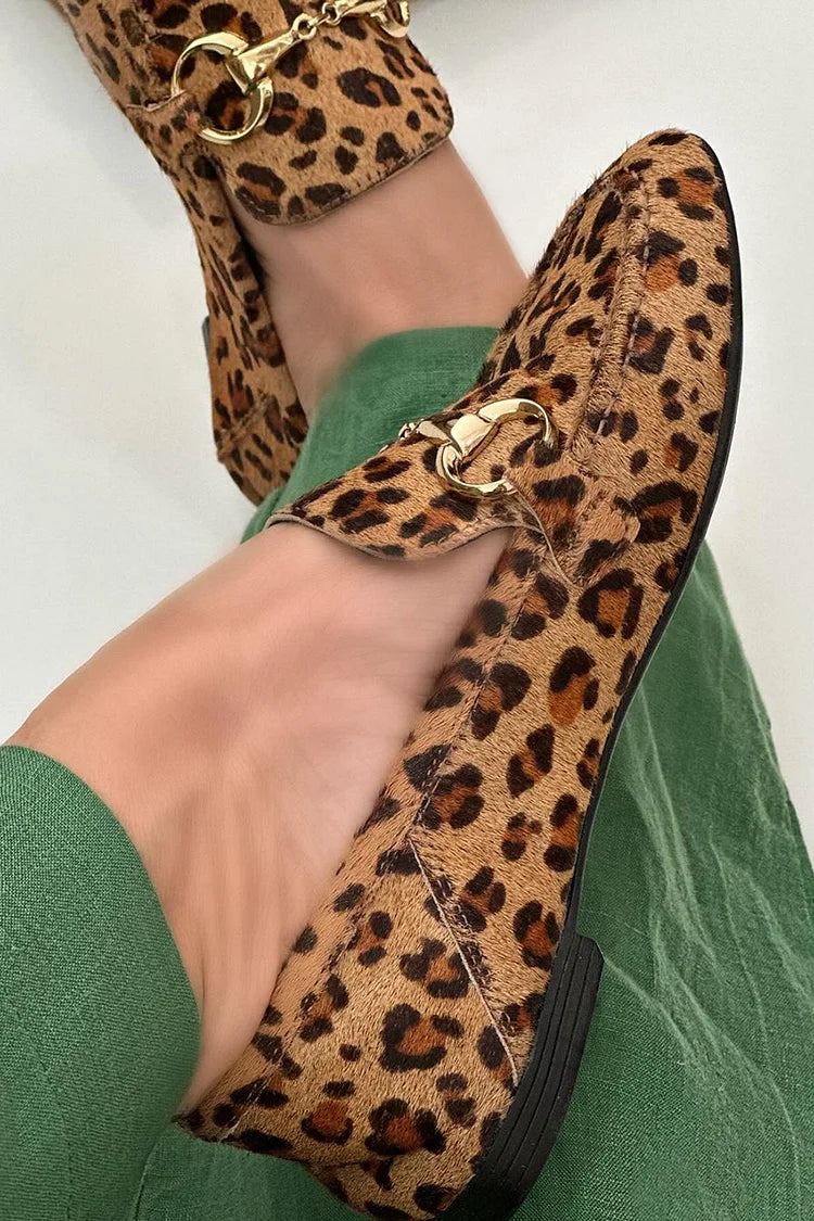 Megaphone with leopard print