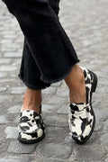 White/Black Polka Dot Loafer