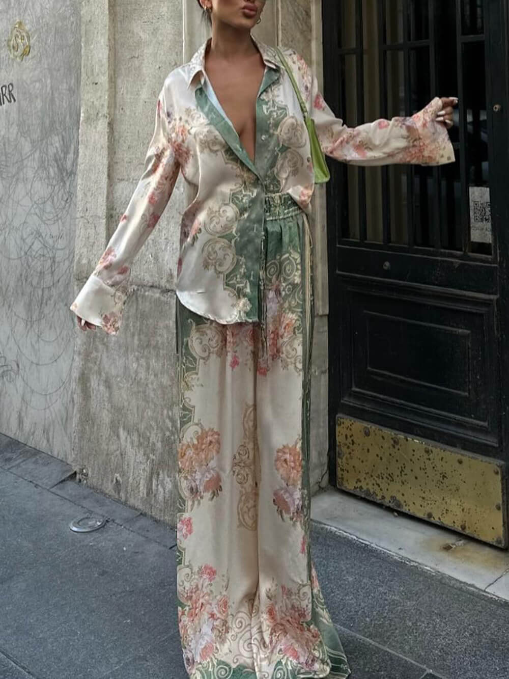 Baroque floral shirt
