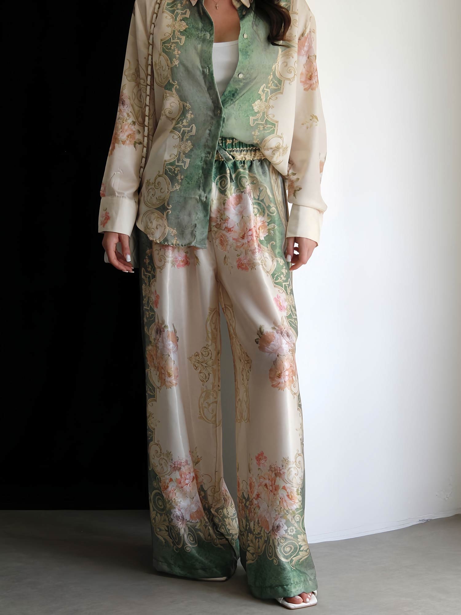 Regal Flow Wide Leg Trousers