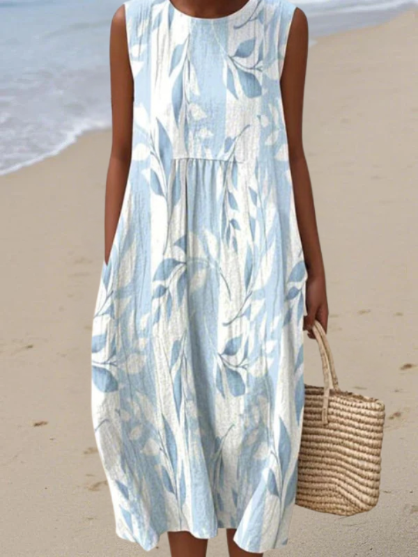 Joy | Midi Leaf Dress