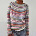 Cozy Retro Sweater - Hether