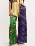 Bardot-song wide contrast trousers