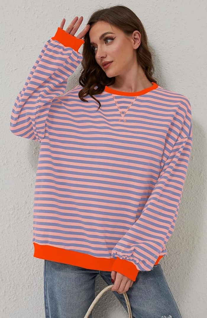 Maya - oversized striped sweater