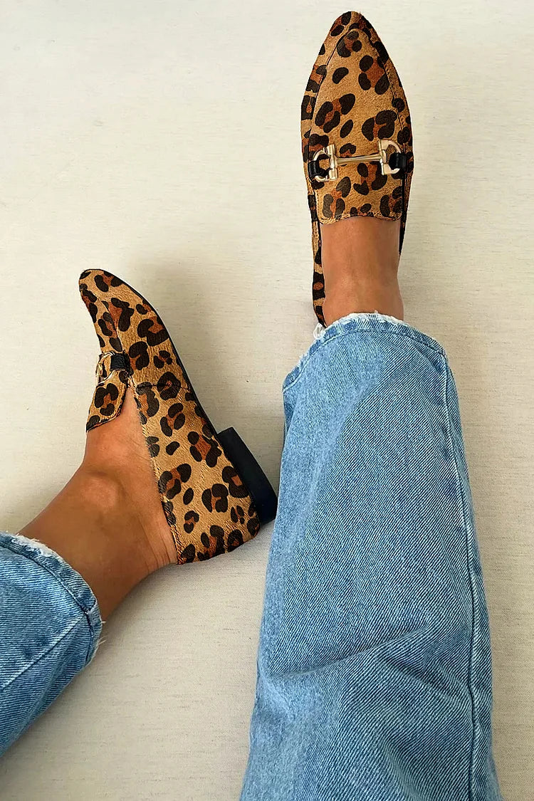 Loafers with metal details