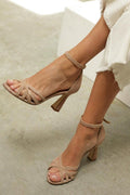 Victoria™ | Patchwork Round Toe Stiletto Heels