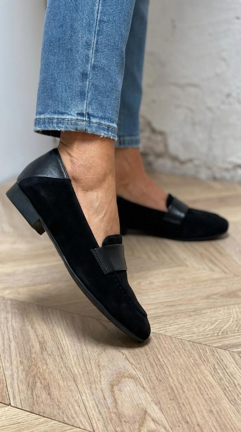 Classic Smooth Strap Loafers