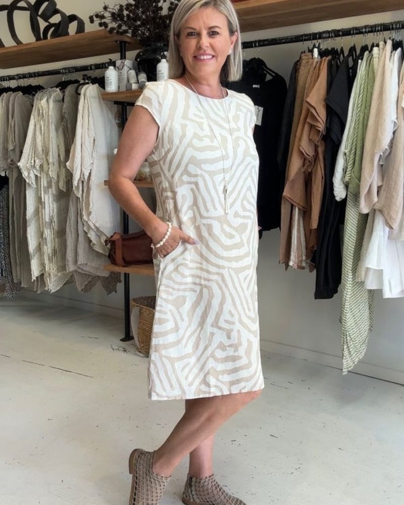 Avneal | Round Neck Summer Dress
