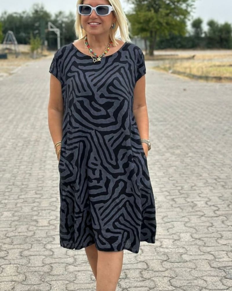 Avneal | Round Neck Summer Dress