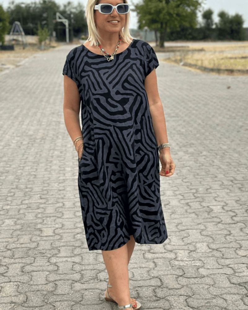 Avneal | Round Neck Summer Dress
