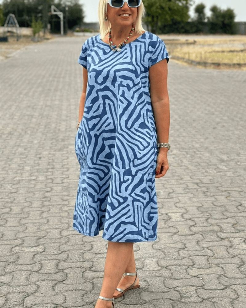 Avneal | Round Neck Summer Dress
