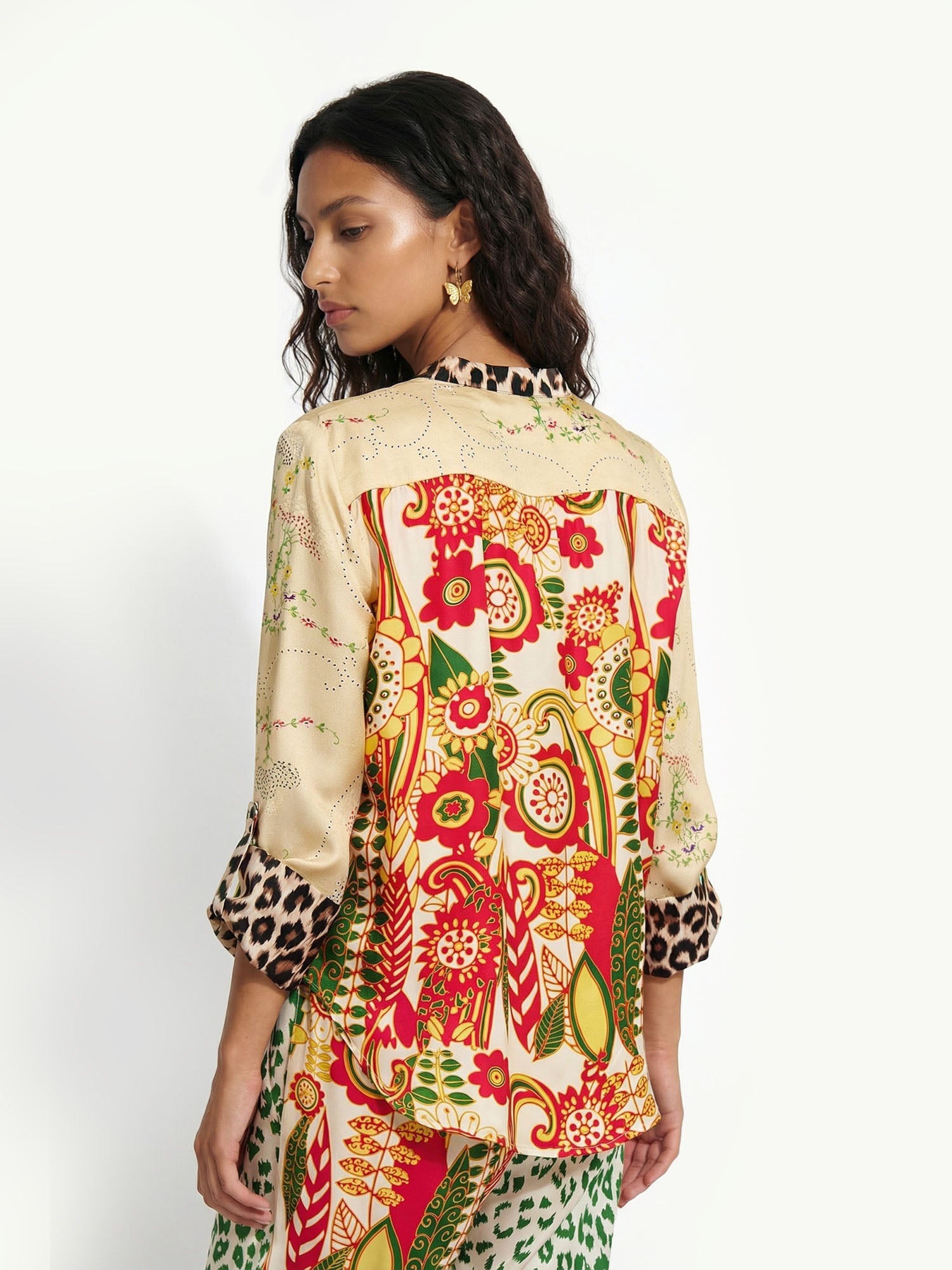 Leopard mosaic shirt