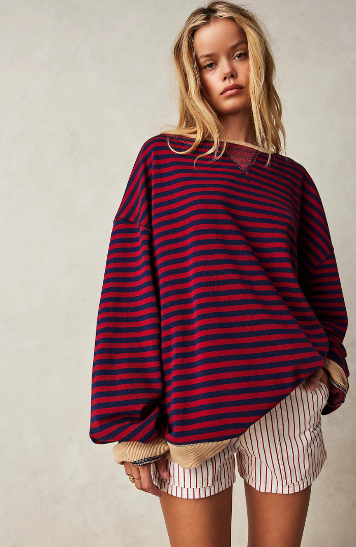 Maya - oversized striped sweater