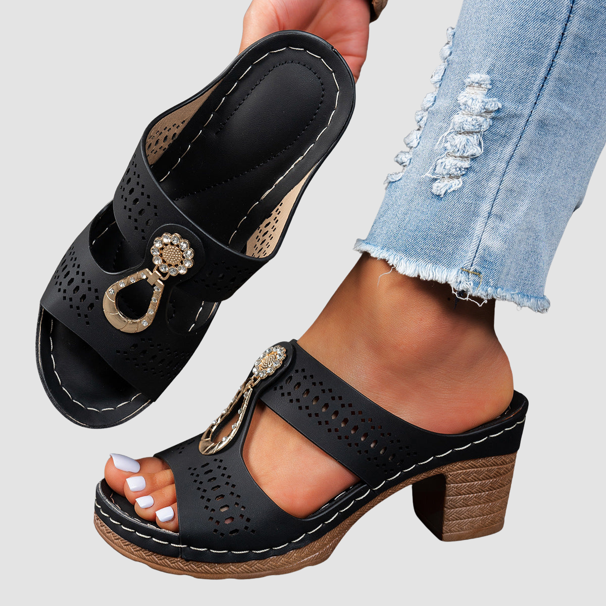 Isabella™ | Orthopedic High Heel Comfort Sandals