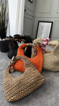 Straw bag