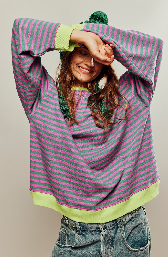 Maya - oversized striped sweater
