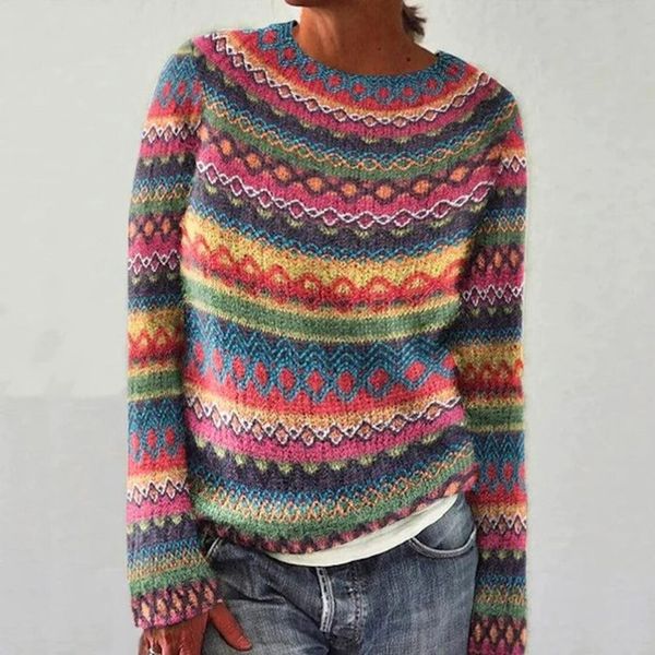 Anna - Retro Knitted Sweater