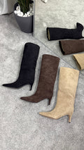 Suede boot