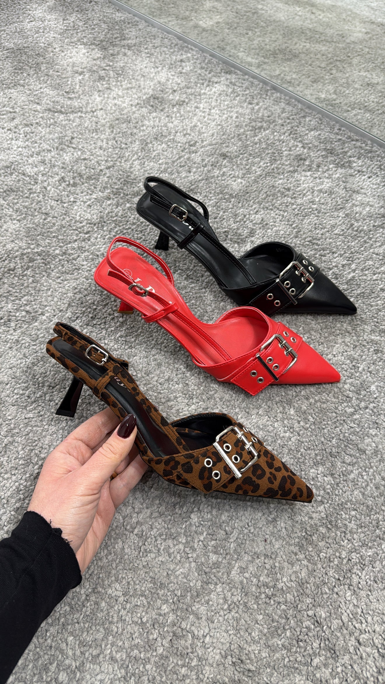 Slingback with 5cm buckle