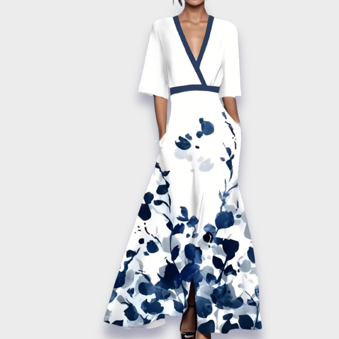 Leona | Elegant Floral Dress