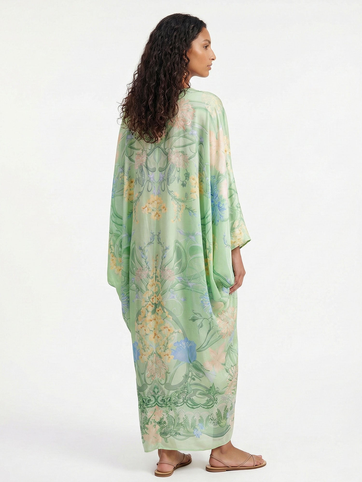 Green Floral Maxi Dresses