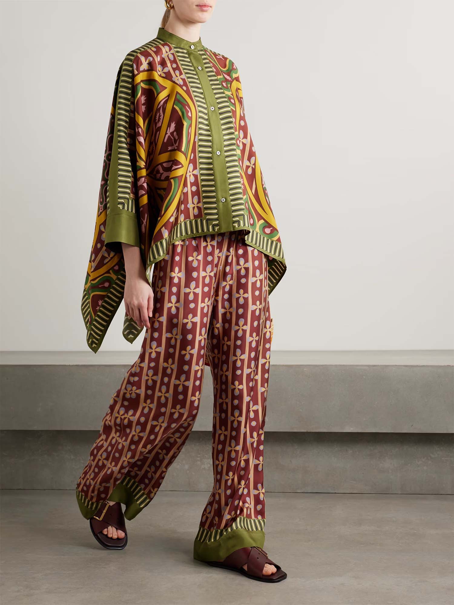 Bohemian oversized graphic tee