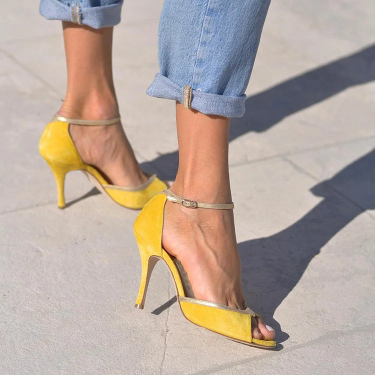 High heel sandals