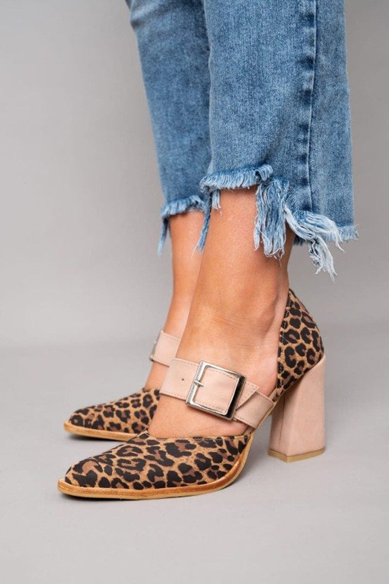 Ilana™ | Bold Leopard Print High Heels