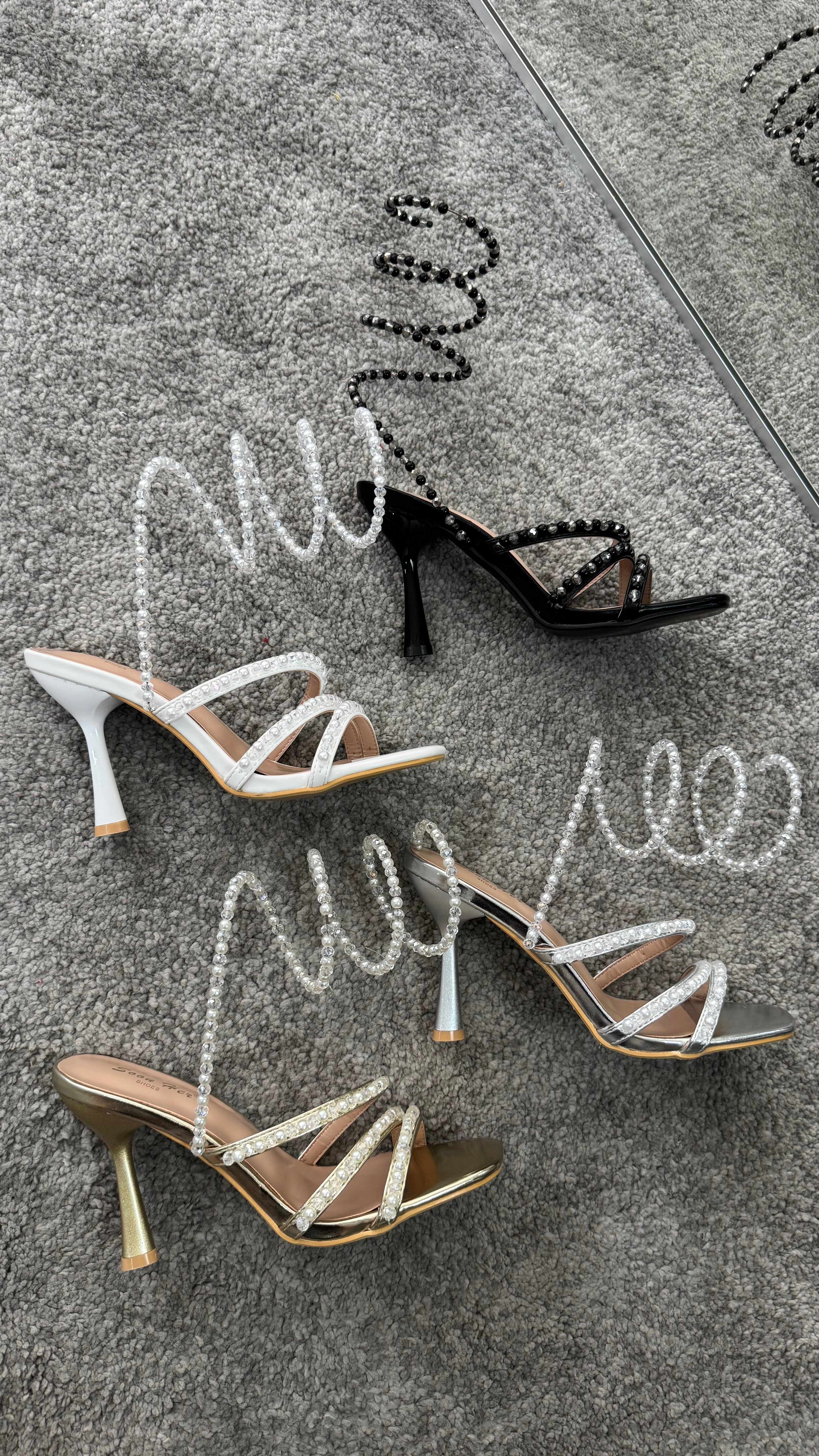 Pearl Spiral Sandal