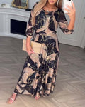 Schwall | Printed chiffon dress