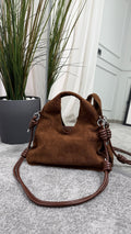 Suede bag