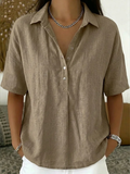 Willow | Blouse with a collar and button