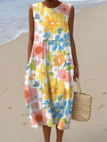 ELA | Pastel Floral Mini Dress