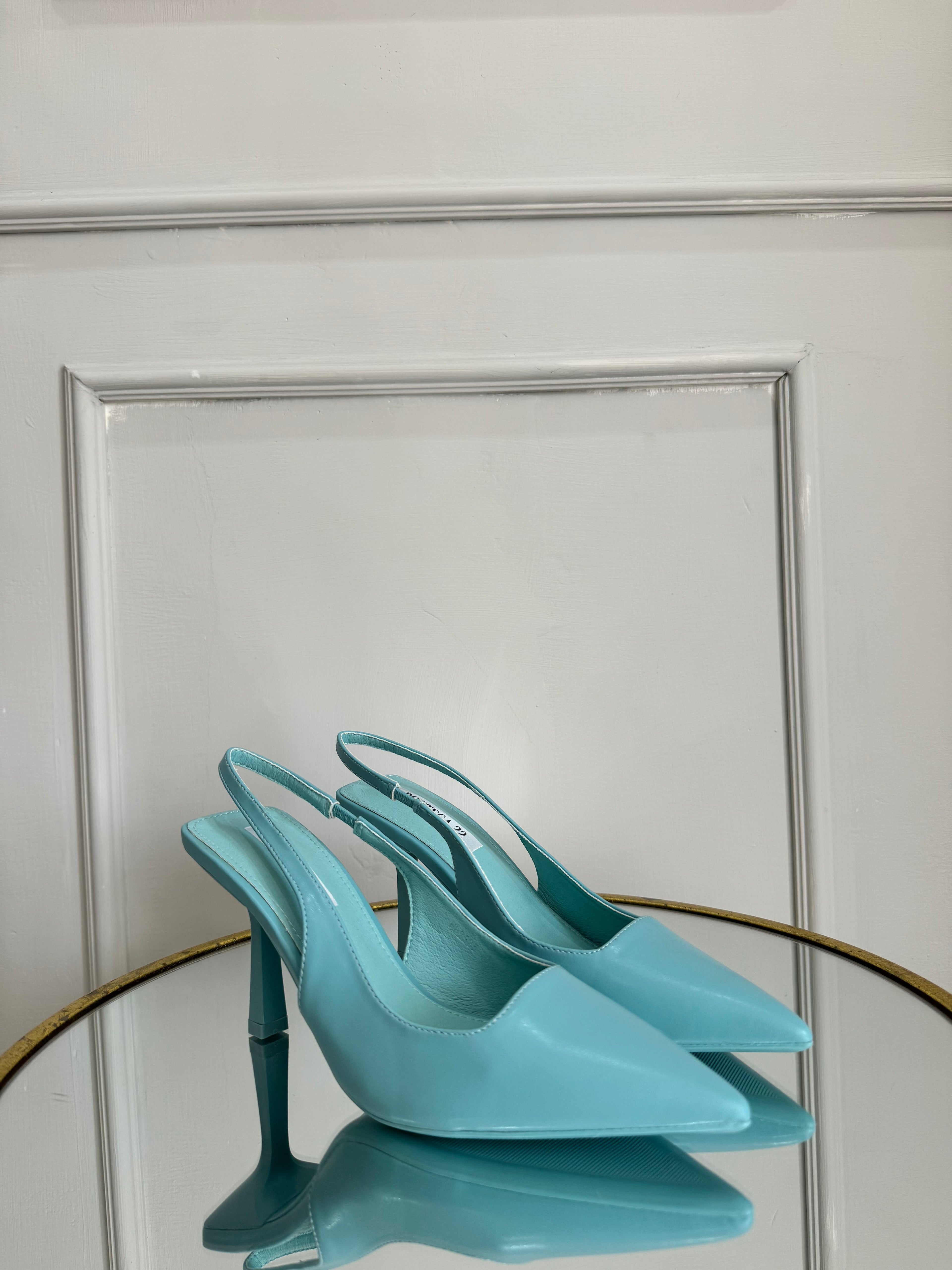 Sky Blue Slingback