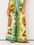 Multi-colored Retro Graffiti Lemon Pants