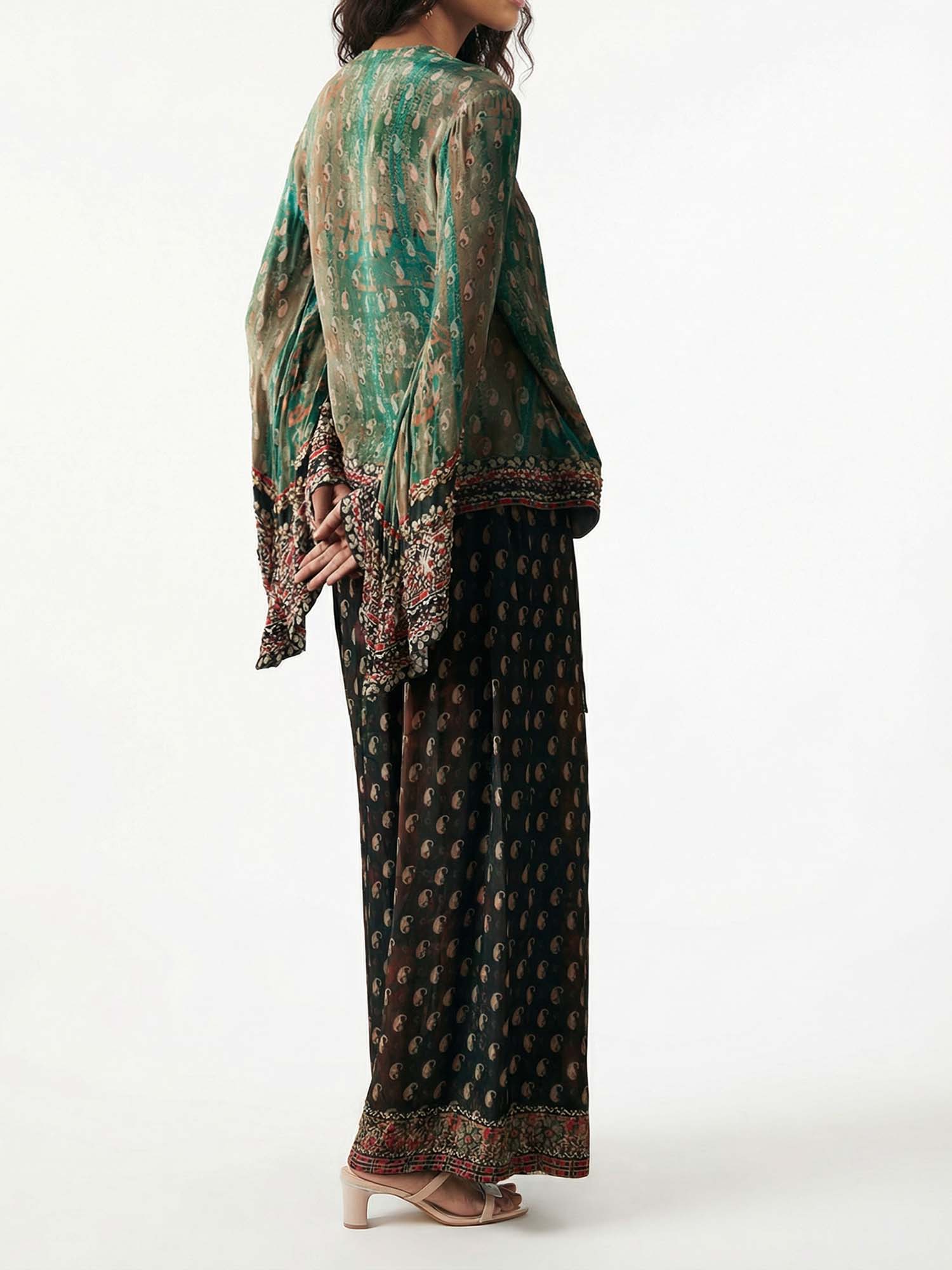 Paisley veil pants
