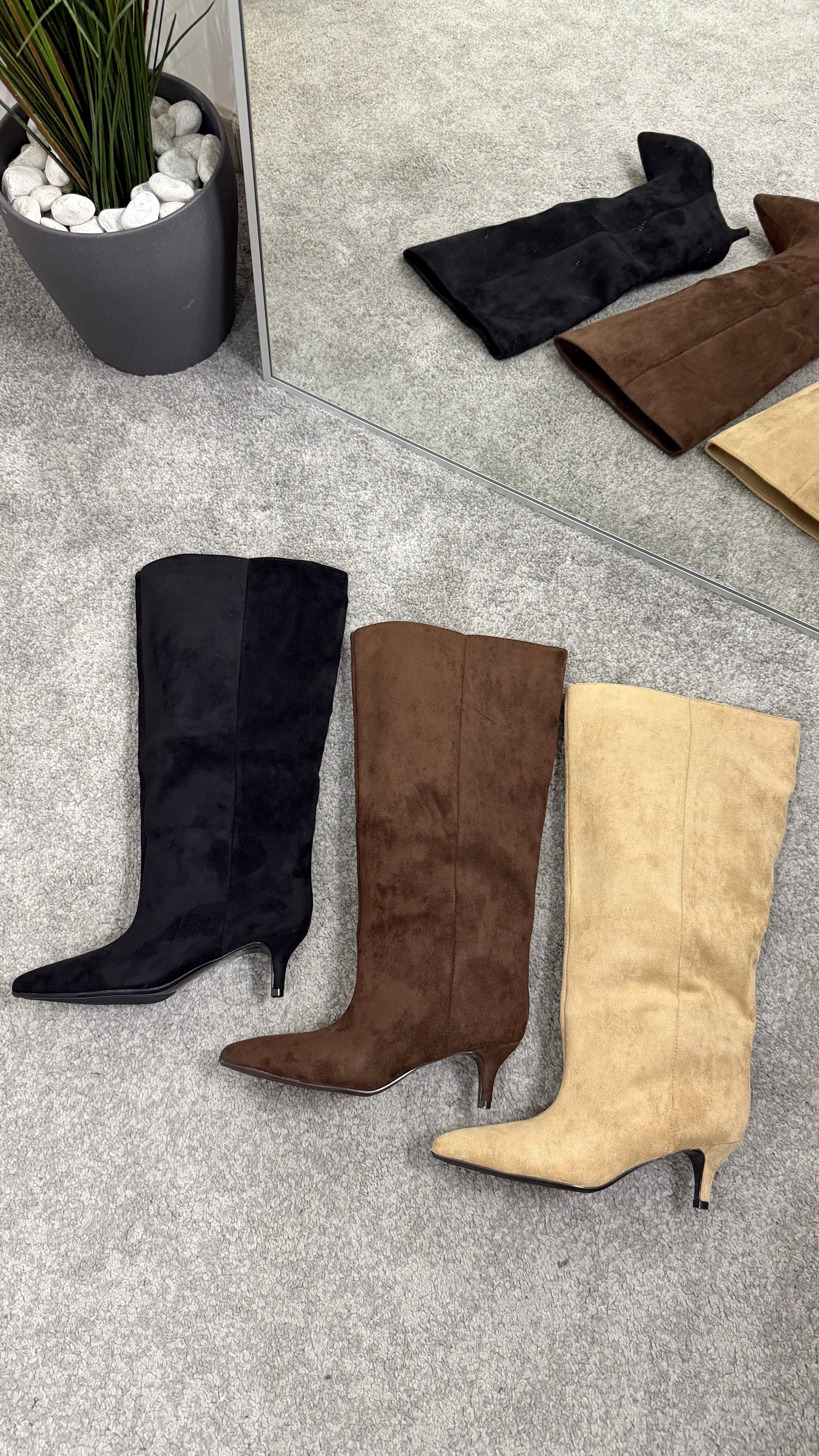 Wide Calf Suede Boot