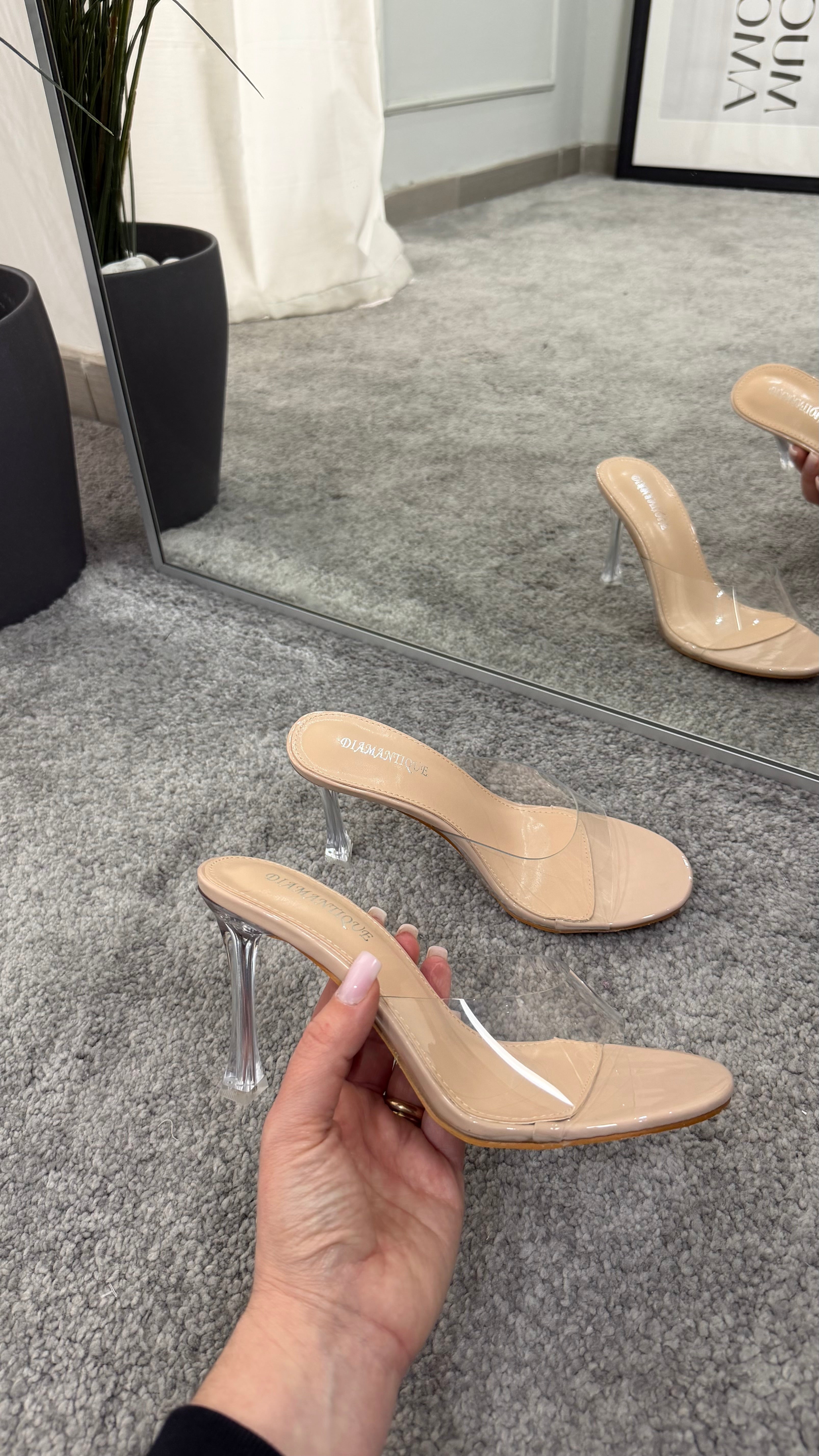 Transparent sandal