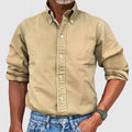 Alvaro - Classic long-sleeved button-down shirt