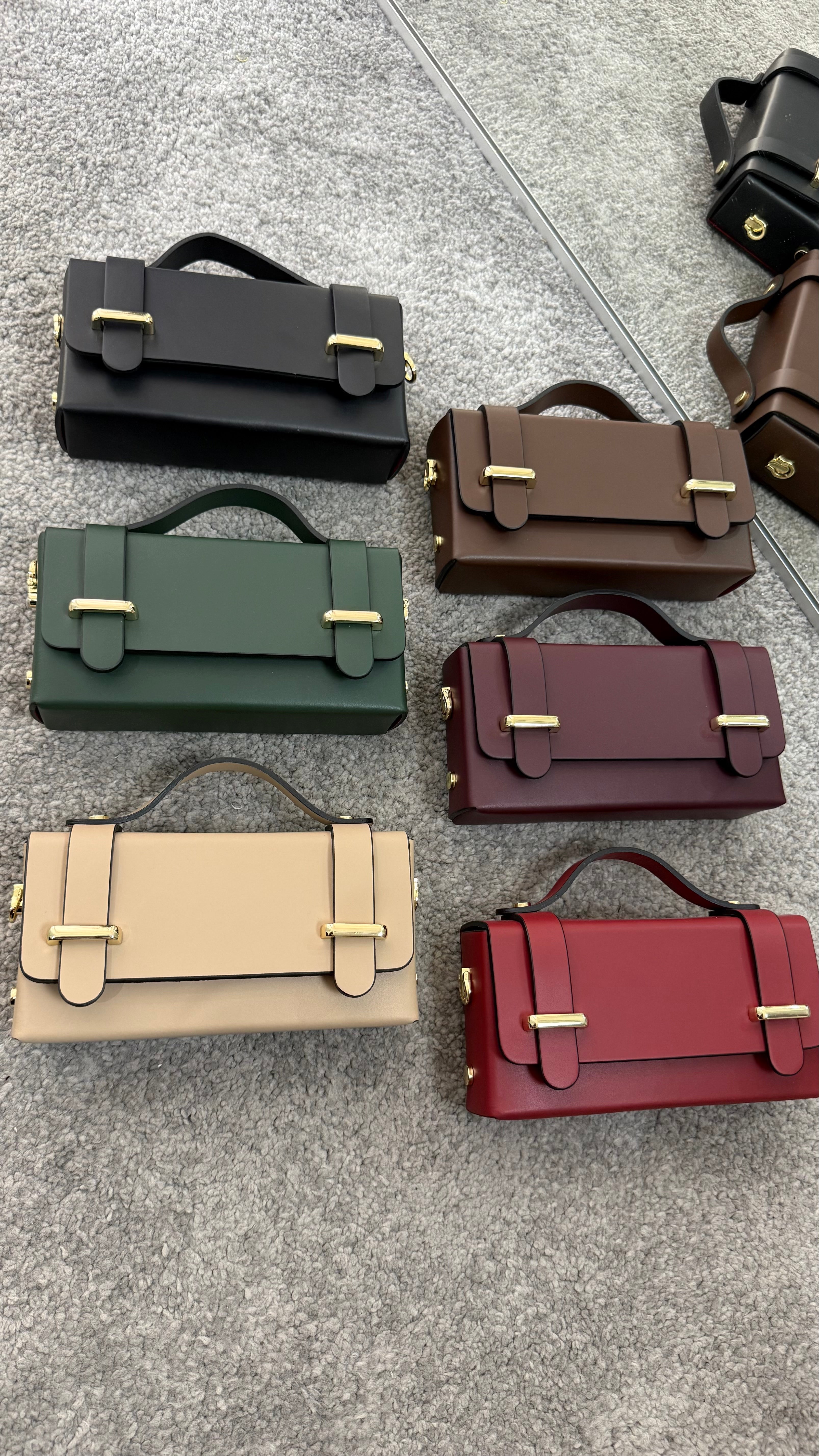 Miniature leather bag