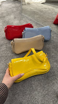 Patent leather bag