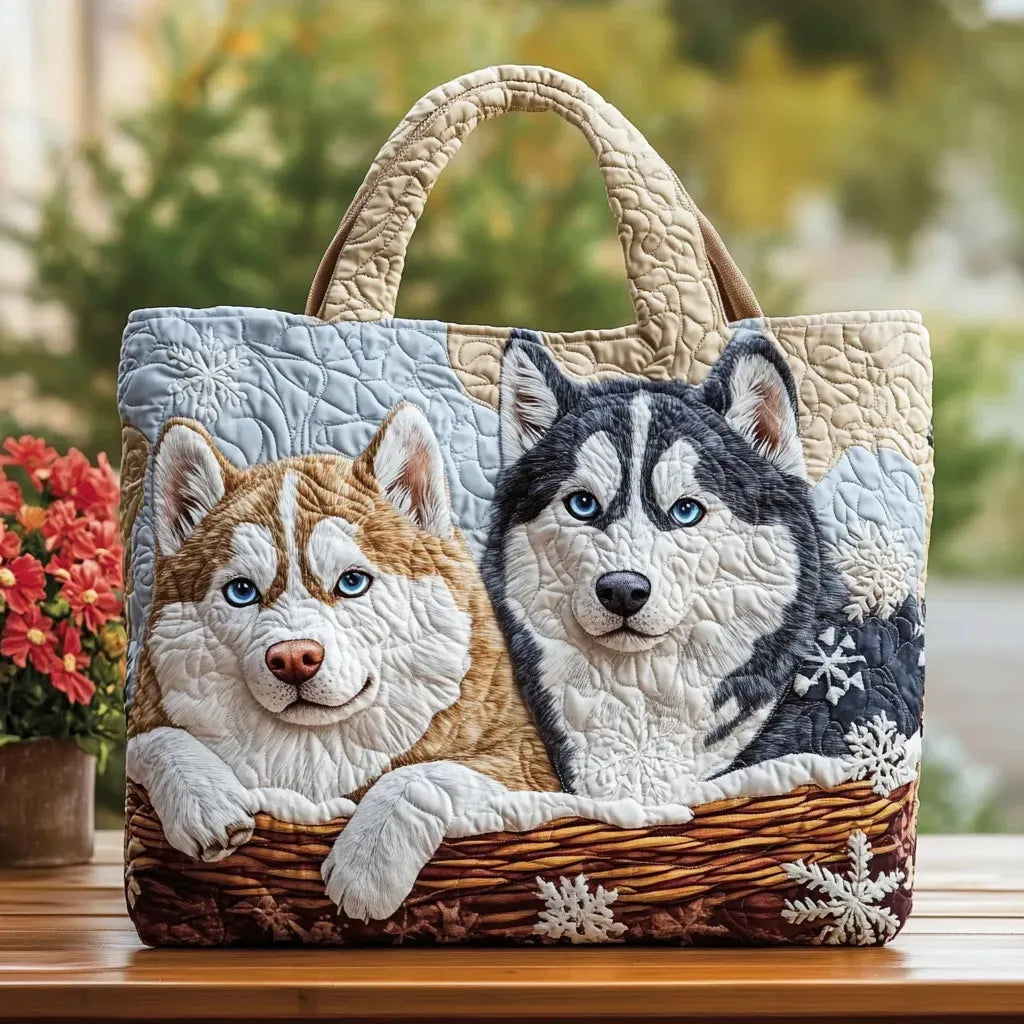 Friends for Winter | Handmade Quilted Bag