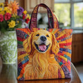 Gold Companion | Handmade quilted bag