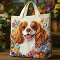 Blooming Puppy | Handmade Quilted Bag