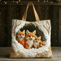 Foxy Family Cozy | Handmade Quilted Bag