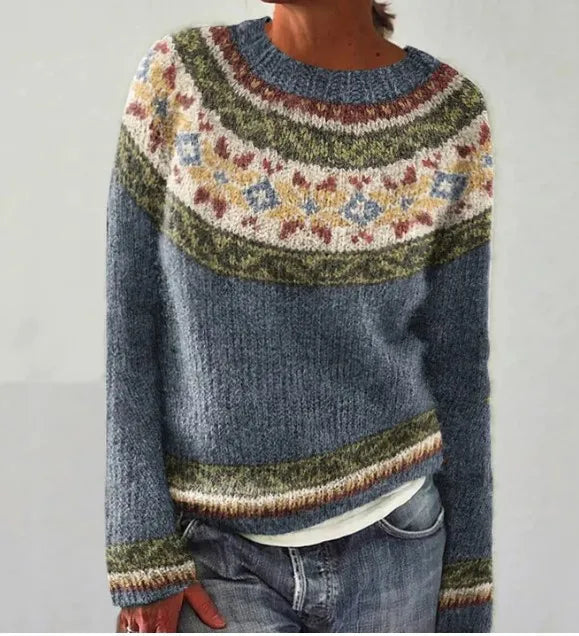 Fairina - Autumn Retro Sweater