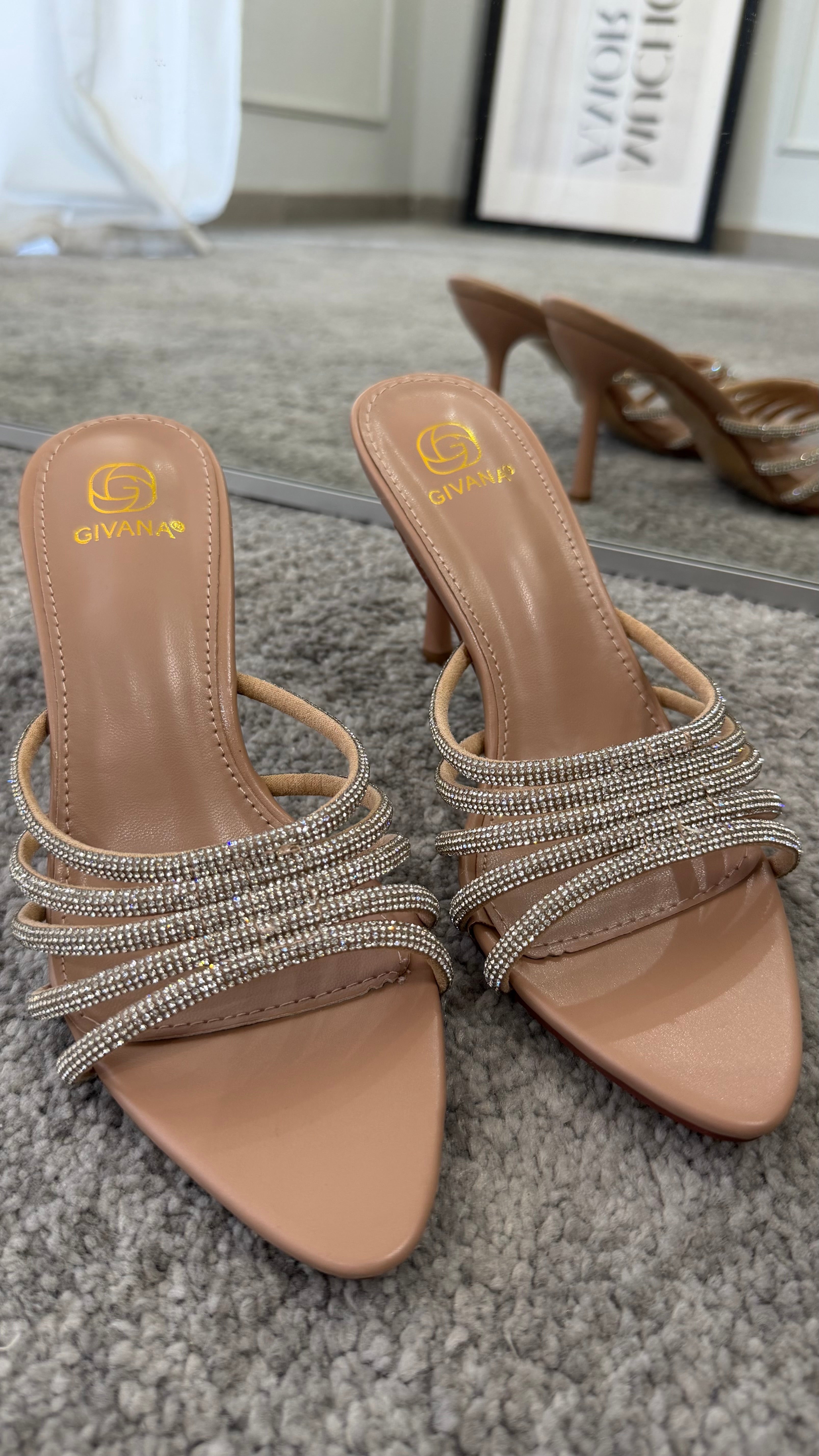 Shiny sandal