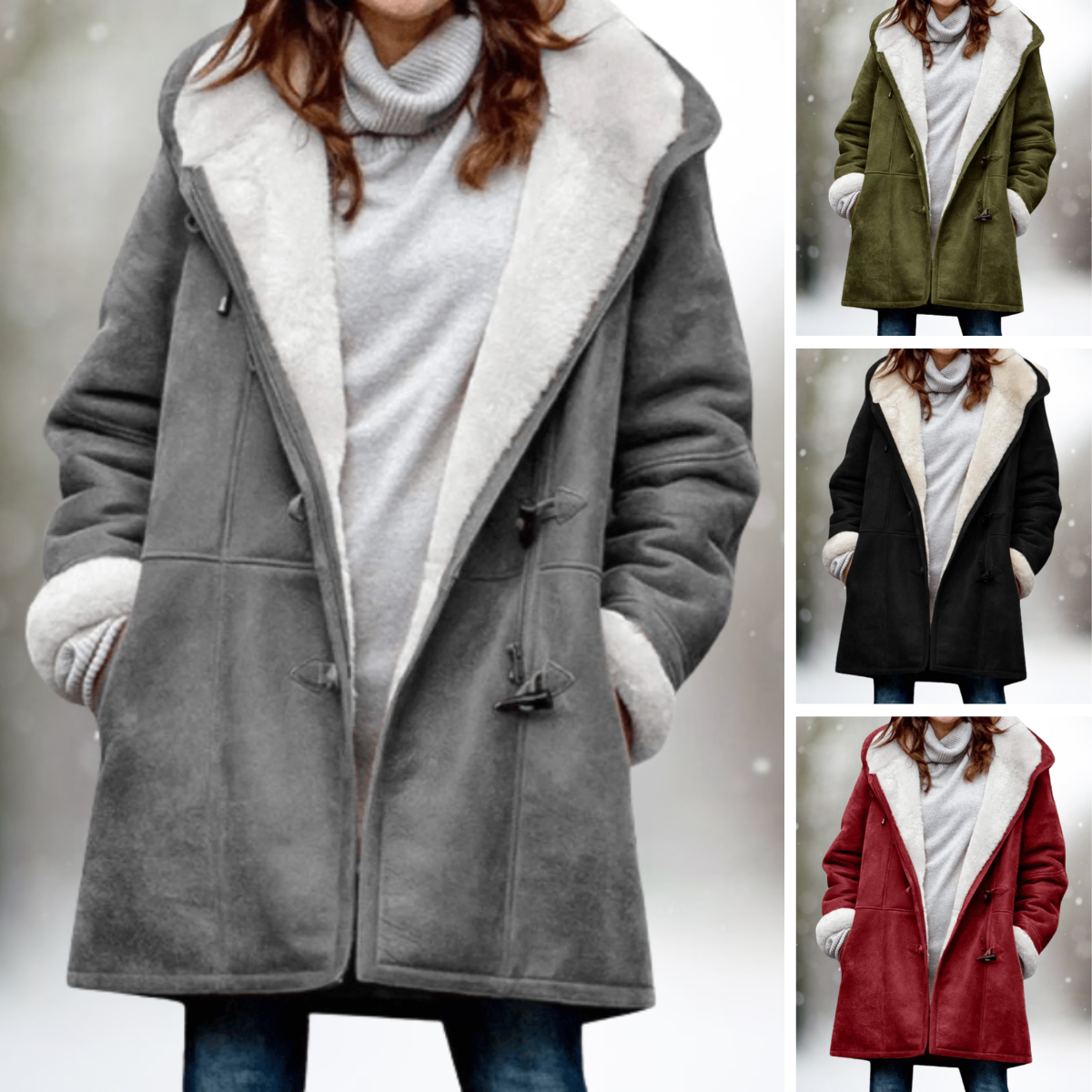 Cozy winter sweater jacket